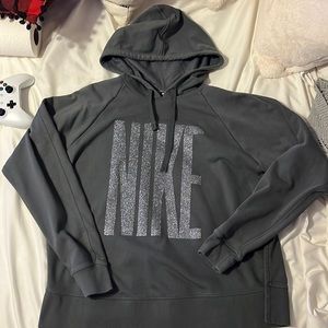 Gray Nike hoodie